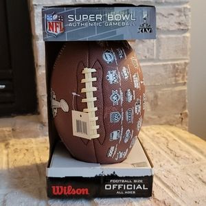 NFL Super Bowl XLVI Wilson Official football